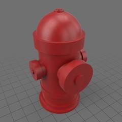Cartoon fire hydrant