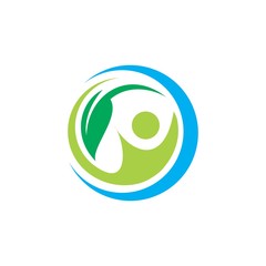 HUMAN LEAF LOGO