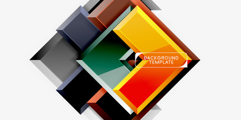 Abstract arrows composition background