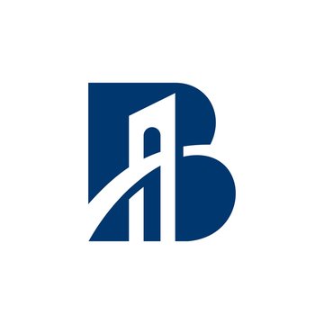 recommend clip art: LETTER B BRIDGE LOGO
