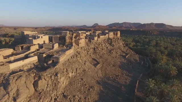 Fortress of Khaybar. HAIBAR, a city in the north-west of the Arabian Peninsula (in the historical region of Hijaz, now part of Saudi Arabia)