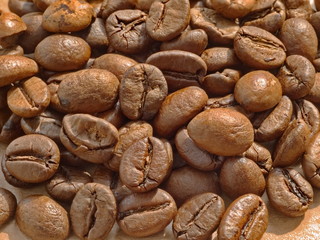 coffee beans background macro photography