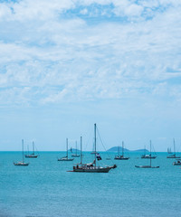 Fototapeta premium Boats at Airlie Beach