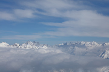 Fototapeta na wymiar Berge um Davos / Mountains around Davos