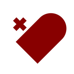 Tonga Flag Heart