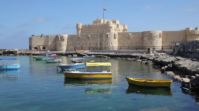 Citadel od Qaitbay - Alexandria - Mediterranean Sea
