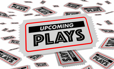 Upcoming Plays Theatre Performances Showtimes Tickets 3d Illustration