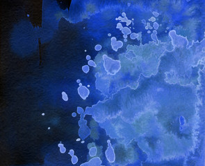 Bright painted watercolor texture. Hand drawn background with text place.