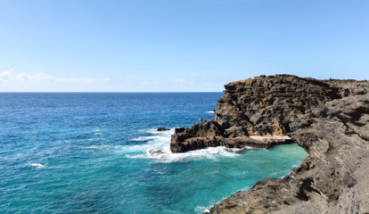 Fototapeta na wymiar seascape of hawaii
