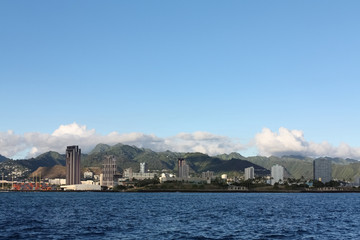 Fototapeta premium honolulu coastal scenery