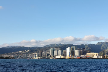 Fototapeta premium honolulu coastal scenery