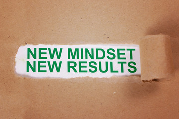 Self Development Motivational Words Quotes Concept, New Mindset Result