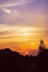 Beautiful Sunset In The Horizon