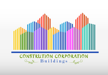 Fototapeta premium Logo modern buildings
