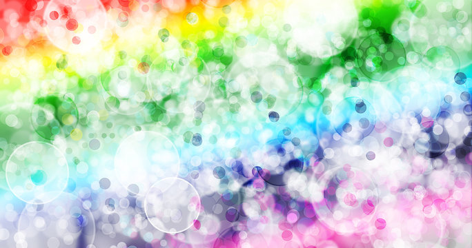 Seven colors background.Seven colors bokeh background.
