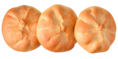 Set of bun isolated