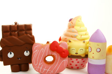 Squishy squeeze keychain