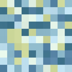 abstract colorful seamless geometric texture background with 100 rectangular squares in mosaic pattern. can be used for clothes fabric garment fashion graphic or concept design.