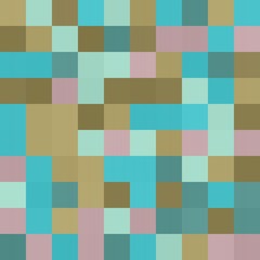 abstract colorful seamless geometric texture background with 100 rectangular squares in mosaic pattern. can be used for clothes fabric garment fashion graphic or concept design.