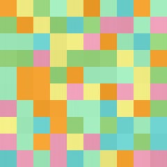 abstract colorful seamless geometric texture background with 100 rectangular squares in mosaic pattern. can be used for clothes fabric garment fashion graphic or concept design.