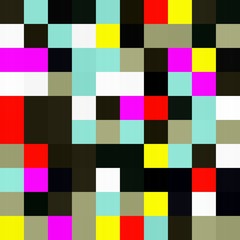 abstract colorful seamless geometric texture background with 100 rectangular squares in mosaic pattern. can be used for clothes fabric garment fashion graphic or concept design.