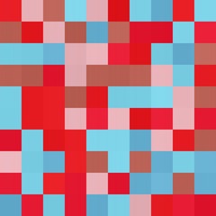 Fototapeta premium abstract colorful seamless geometric texture background with 100 rectangular squares in mosaic pattern. can be used for clothes fabric garment fashion graphic or concept design.