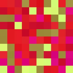 abstract colorful seamless geometric texture background with 100 rectangular squares in mosaic pattern. can be used for clothes fabric garment fashion graphic or concept design.