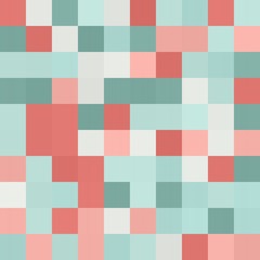 abstract colorful seamless geometric texture background with 100 rectangular squares in mosaic pattern. can be used for clothes fabric garment fashion graphic or concept design.