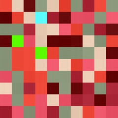 abstract colorful seamless geometric texture background with 100 rectangular squares in mosaic pattern. can be used for clothes fabric garment fashion graphic or concept design.
