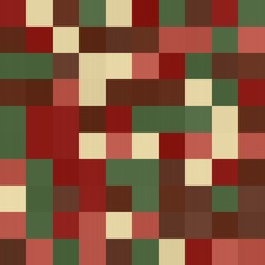 abstract colorful seamless geometric texture background with 100 rectangular squares in mosaic pattern. can be used for clothes fabric garment fashion graphic or concept design.