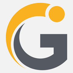 golf, initial, g, letter g logo - obrazy, fototapety, plakaty