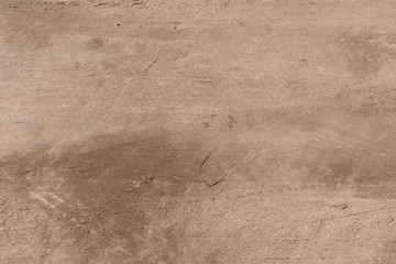 empty dirt field on sunny day at Thailand