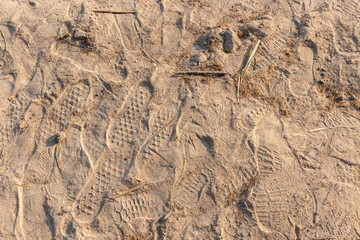 empty dirt field on sunny day at Thailand