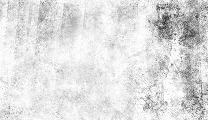 White scratched grunge background, old film effect for text