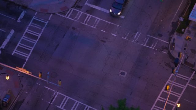 Atlanta, USA - March 05, 2019 : View Of Road Junction Traffic Jam, Car, And Transportation In Atlanta, USA.