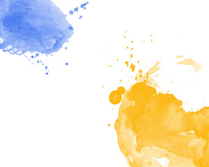 Tapeta żółte niebieskie © ar2r.e