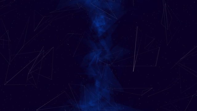 Waving geometric polygon mir shapes with dots for connection, web, network, Hi- Tech, communication projects. Motion Graphic background animation texture backdrop.
