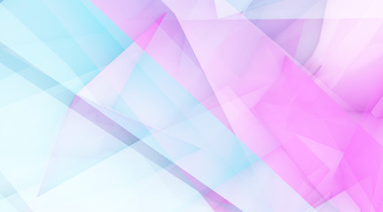 Blue Purple Crystal Polygon Background