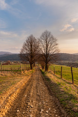 Zachód Słońca, Beskid Sądecki