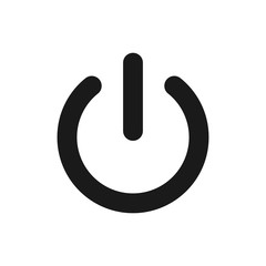 Power off icon. Power on icon. On-Off icon illustration