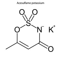 Skeletal formula of chemical molecule.