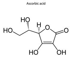 Skeletal formula of molecule.