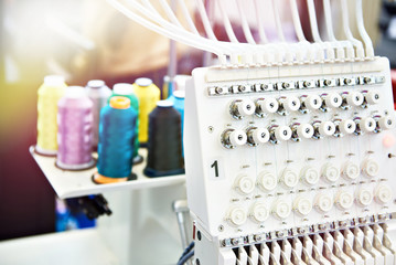 Embroidery industrial machine