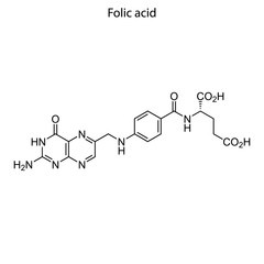 Skeletal formula of molecule.