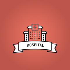 HOSPITAL LINE ICON SET