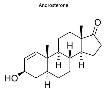 Skeletal formula Steroid molecule.