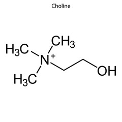 Skeletal formula of chemical molecule.