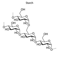 Skeletal formula of chemical molecule.