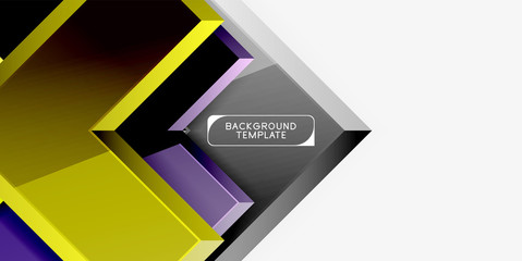 Glossy arrows background