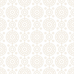 Seamless geometric pattern, elegant and repeatable tiles